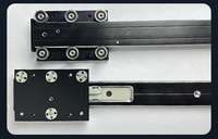 Glissière de tiroir dissimulée en alliage d'aluminium à fermeture douce et silencieuse, personnalisable, en promotion, pour présentoir de meuble