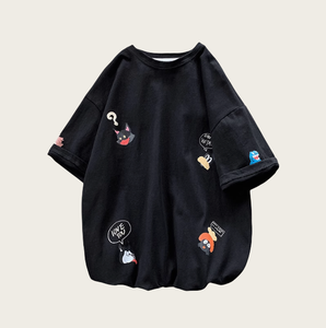 Fabricante de Ropa para <span class=keywords><strong>Hombre</strong></span>, Camiseta con Estampado Gráfico Personalizado, Camiseta de Calle para <span class=keywords><strong>Hombre</strong></span>, Camiseta de Algodón Extra Grande, Nuevo Producto Más Vendido - Product Image 3