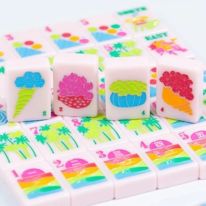 Ensemble de mahjong américain de la série Florida, best-seller |   Tuiles de Mahjong à couche unique assorties en stock avec livraison rapide en 7 jours - Product Image 1