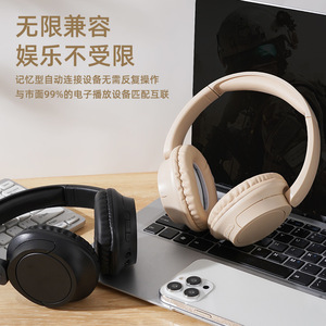 Wireless <b>Bluetooth</b> Headphones Over Ear With Type C Charging Touch Control Dynamic Driver For Sports Gaming - Product Image 3