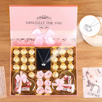 Boîte pliante pour chocolat avec logo personnalisé, boîte d'emballage pour chocolat, cadeau, vente en gros
