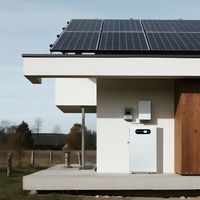 Batterie Lithium LiFePO4 314Ah 15kWh, sortie 10-20kW, montage au sol vertical, 51.2V, système de stockage d'énergie domestique tout-en-un pour micro-réseau