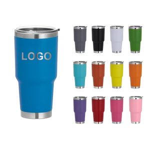 Tazza Termica per Caffè con Coperchio Magnetico 20oz 30oz, Bicchiere in Acciaio Inox a Doppia Parete con Cannuccia - Product Image 1