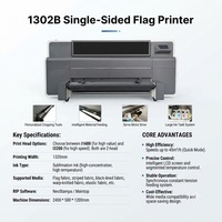 Printer Bendera Satu Sisi 1.32m Kecepatan Tinggi I1600 Printer Sublimasi Lebar untuk Mesin Pencetak Kain Bendera
