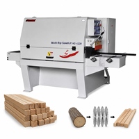 Scie à refendre multi-lames pour bois rond, machine de sciage circulaire pour la fabrication de planches et la découpe de panneaux