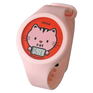 Montre-bracelet électronique pour enfants, cadeau de dessin animé, jouet en Silicone pour enfants... - Product Image 4