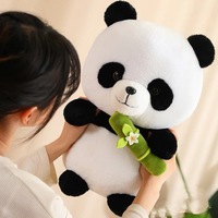 Vente en gros Panda mignon en bambou Jouet en peluche transfrontalier Poupée Jouets en peluche Jouet panda doux pour bébé