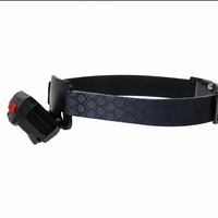 Lampe frontale compacte à capteur COB, projecteur LED rouge rechargeable, faisceau spot léger pour la pêche et la réparation
