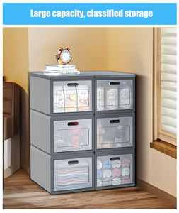 Modern tasarım katlanabilir dolap organizatör yatak odası büyük depolama dolabı oturma odası yemek odası yan masa şifonyer - Product Image 2