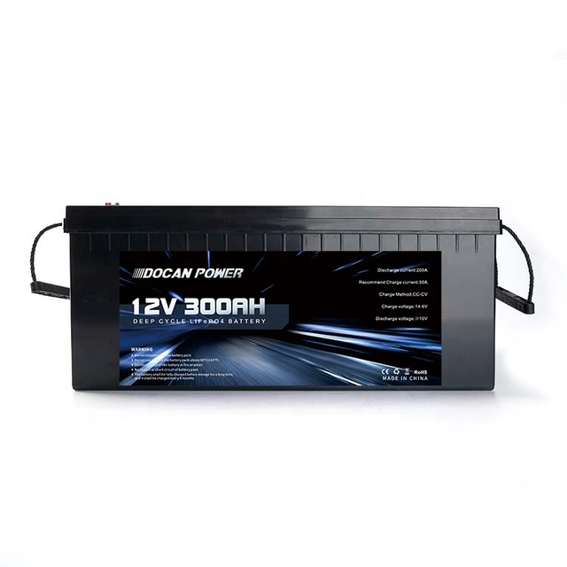 Rechargeable 12V 300Ah Lithium Battery Packs 12v 100ah Lifepo4 Battery Pack 200ah Energy Storage Battery