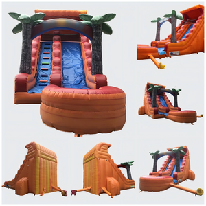 Tobogán inflable de salto castillo hinchable gigante <span class=keywords><strong>verano</strong></span> <span class=keywords><strong>alquiler</strong></span> comercial impresión PVC lona Combo tobogán de agua inflable <span class=keywords><strong>con</strong></span> <span class=keywords><strong>piscina</strong></span> - Product Image 2