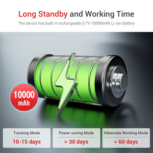 Dispositif de <span class=keywords><strong>suivi</strong></span> 4G portable pour <span class=keywords><strong>conteneur</strong></span> de fret, application gratuite, Micodus ML910G, traceur GPS magnétique, localisateur, 10000 mAh, longue autonomie - Product Image 4