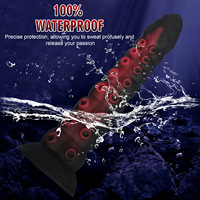 Nouveau Grand Plug Anal Tentacule de Pieuvre à Grandes Granules et Ventouse, Dilatateur Anal pour Homme et Femme, Jouet Sexuel de Massage en Silicone pour Adulte