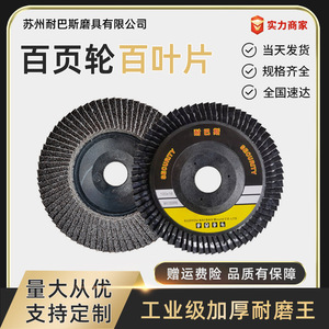 Disques abrasifs Nabis 100x16mm, meule abrasive revêtue pour le débavurage du métal, utilisation avec meuleuse d'angle - Product Image 4