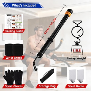 CZFIT Heavy Duty Ropeless Cordless <b>Weighted</b> Battle Ropes Home Gym Portable Fitness Equipment with Custom Packaging - Product Image 2