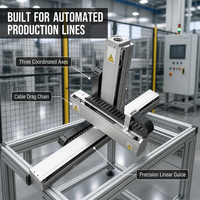 Robot Linear Multi-Axis XYZ Meja Geser Tiga Sumbu untuk Pengisian Otomatis, Pengencangan Sekrup, dan Inspeksi Visual