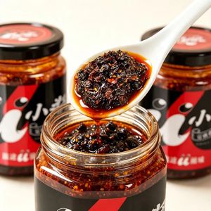 Sauce piquante fermentée aux haricots noirs, fabrication directe du Sichuan, prête à consommer, emballage personnalisé, restauration rapide, à emporter, supermarché - Product Image 1