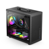 Chasis para PC Gaming OEM ATX Full Tower con Panel Lateral de Vidrio Templado, Triple Puerto de Refrigeración, Construcción de Acero y Aleación de Aluminio