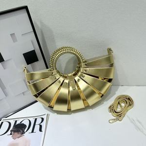 Cross-border European American 2026 New Fashion Fan Shell <strong>Bag</strong> Trendy Outgoing Hollow Mother <strong>Son</strong> Portable String Single Strap - Product Image 2