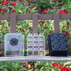 12 Cell Seedling Tray With Lid Vent Rectangular Plastic Nursery <b>Pot</b> For Gardening <b>Plant</b> Propagation Kit - Product Image 1