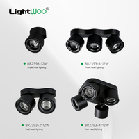 Plafonnier LED encastré en aluminium rotatif à 360 degrés, 8W-12W, spot contemporain pour la cuisine, le salon, la décoration