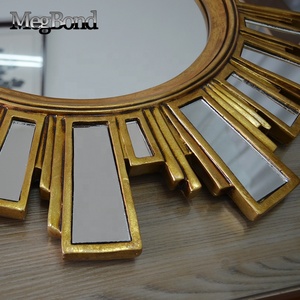 <span class=keywords><strong>Specchio</strong></span> da Parete Sunburst in Resina Oro Antico per Decorazione Soggiorno - Product Image 5