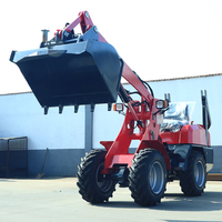 Chinesischer Hersteller Mini-Radlader Euro 5 CE EPA Bau- und Landwirtschafts-Radlader Starke Leistung Hydraulischer Diesel-Minilader