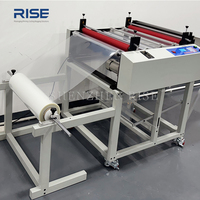 Máquina Cortadora de Papel de Envoltura de Cera Neumática LCD de 600 mm, Máquina de Rollo a Hoja o Piezas