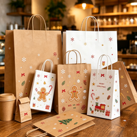 Sacs en papier kraft pour le shopping, les cadeaux, les magasins de détail, le rangement domestique et le quotidien