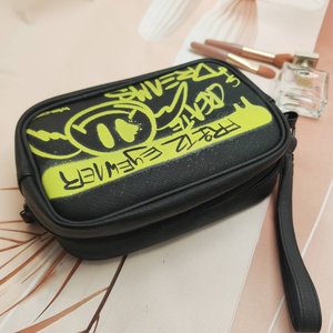 Bolsa de Maquillaje de Cuero PU con Logotipo Personalizado, Organizador Impermeable de Viaje, Bolsa de Cosméticos con Cierre - Product Image 5