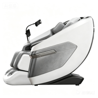 Fauteuil de massage électrique complet 4D à gravité zéro avec technologie Shiatsu, rail SL, airbag, pétrissage, massage intelligent des pieds, logo personnalisé - Vente en gros