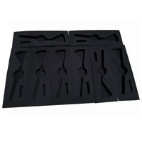 2023 pas cher prix usine personnalisé CNC coupe mousse EVA avec Inserts en mousse Kaizen noir en Fiber de carbone pour boîtes à fleurs mousse Minicell