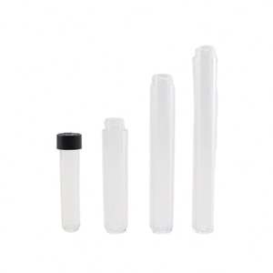 Tube en plastique PET durable de 120mm avec couvercle rabattable et tournant pour bouteilles de stockage de pilules de médecine de rouge à lèvres - Product Image 5