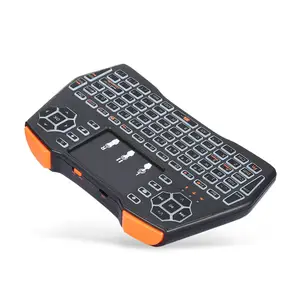 Harga Pabrik Langsung Keyboard dan Air Fly Mouse Mini Teclado Led I8 Keyboard Remote untuk Samsung Smart Tv Hisense Smart Tv