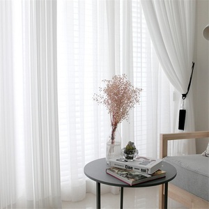 Commercio all'ingrosso moderno hotel <span class=keywords><strong>camera</strong></span> <span class=keywords><strong>da</strong></span> letto alta finestra tessuto voile bianco <span class=keywords><strong>tende</strong></span> trasparenti per il soggiorno - Product Image 2