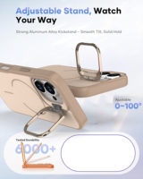 Coque de téléphone simple en TPU haute transparence avec anneau magnétique électroplaqué anti-chute pour 13/14/15/16/17