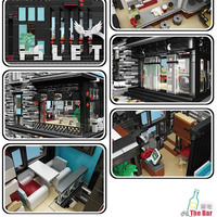 Moule King 16042 le Bar modèle jouets blocs de Construction ensemble de jouets pour enfants cadeau de noël