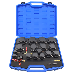 ชุดทดสอบการรั่วไหลของเทอร์โบบูสต์อเนกประสงค์20ชิ้นวัสดุเหล็กประกอบด้วยอะแดปเตอร์ขั้นบันได8คู่สำหรับการทดสอบการรั่วไหล - Product Image 1