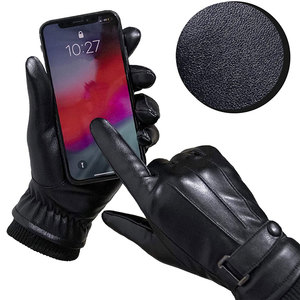 New Arrival Fashionable Winter Full Finger Leather Safety <b>Gloves</b> for Adults Professional Best Design Hand Wear Leather <b>Gloves</b> - Product Image 4
