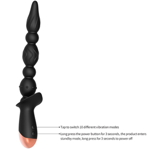 Vibrador Anal de Cuentas Largas para Masaje Corporal, Venta al por Mayor - Product Image 2