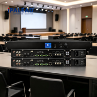 Amplificateur de puissance IoT DSP-2100I avec DSP anti-Feedback, contrôle à distance via Cloud IP, compatible Mobile, PC, Tablette, BT, USB, RS485 pour Conférences et Grands Écrans