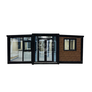 Maison préfabriquée écologique <span class=keywords><strong>de</strong></span> <span class=keywords><strong>2</strong></span>, 3 ou 4 chambres, conteneur en acier extensible <span class=keywords><strong>de</strong></span> 20 pieds ou 40 pieds, panneau sandwich, appartement - Product Image 2