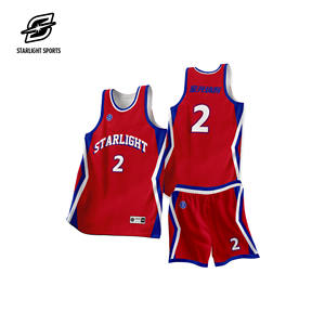 Camiseta de Baloncesto Starlight Sports 1 para Hombre, Camiseta Bordada de Baloncesto Reto, Transpirable, Talla Grande en Existencia - Product Image 4