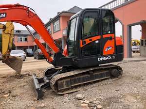 Miniexcavadora Doosan de Corea usada con bomba de motor Yanmar y motor original DH60 DX55 a la venta - Product Image 5