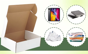 Boîtes d'expédition USPS en carton ondulé kraft, grandes et petites, carrées, mignonnes, petites, moyennes, rouges, roses, dorées, colorées, en matériaux recyclés pour CD - Product Image 5