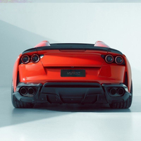 Aileron arrière en carbone sec de style N de haute qualité, spoiler de piste à forte force descendante, pièces aérodynamiques pour Ferrari 812 GTS 2018~2026