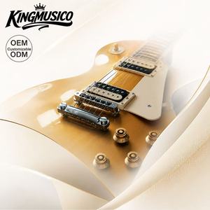 Guitarra Clásica KMLP-03 de Madera Maciza de Caoba con Pastillas HH, Guitarra de Rock de Nivel Inicial para Venta al Por Mayor - Product Image 2