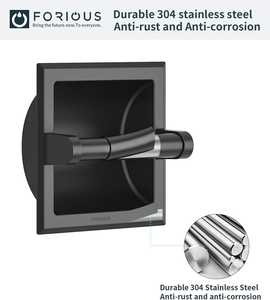 Vente chaude Salle De Bains <span class=keywords><strong>Porte</strong></span>-<span class=keywords><strong>Papier</strong></span> <span class=keywords><strong>Toilette</strong></span> Noir Mat Mur Monté En Acier Inoxydable <span class=keywords><strong>Porte</strong></span>-<span class=keywords><strong>Papier</strong></span> <span class=keywords><strong>Toilette</strong></span> Rouleau <span class=keywords><strong>Avec</strong></span> <span class=keywords><strong>Support</strong></span> De Montage - Product Image 6