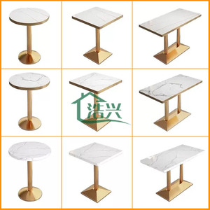 Gran oferta, mesa de bistro de madera maciza y Metal de diseño moderno para restaurante, comida rápida, comedor, cafetería, Hotel, uso en la sala de estar - Product Image 5