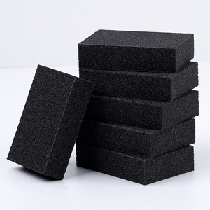Carborundum miếng bọt biển Emery bọt biển bàn chải rỉ sét tẩy Grit cọ rửa miếng đệm làm sạch nồi rửa nhà bếp Sản phẩm làm sạch - Product Image 6